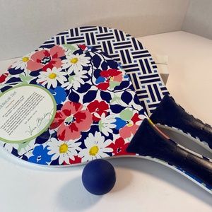 RARE Vera Bradley Paddle Ball set - Summer Cottage